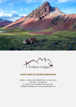 Cusco and Its Sacred Mountain