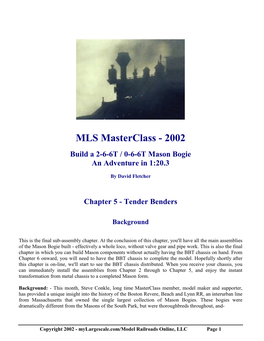MLS Masterclass - 2002