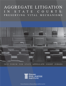 Aggregate Litigation in State Courts: Preserving Vital Mechanisms