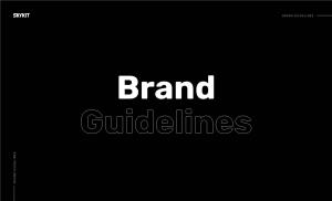 BRAND GUIDELINES BRAND GUIDELINES Con Table of Ten Ts