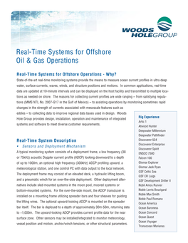 Real-Time Systems for Offshore Oil & Gas Operations