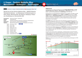 4. Etappe – Sardona-Welterbe-Weg: Weisstannen – Heidelpass – Sardonahütte
