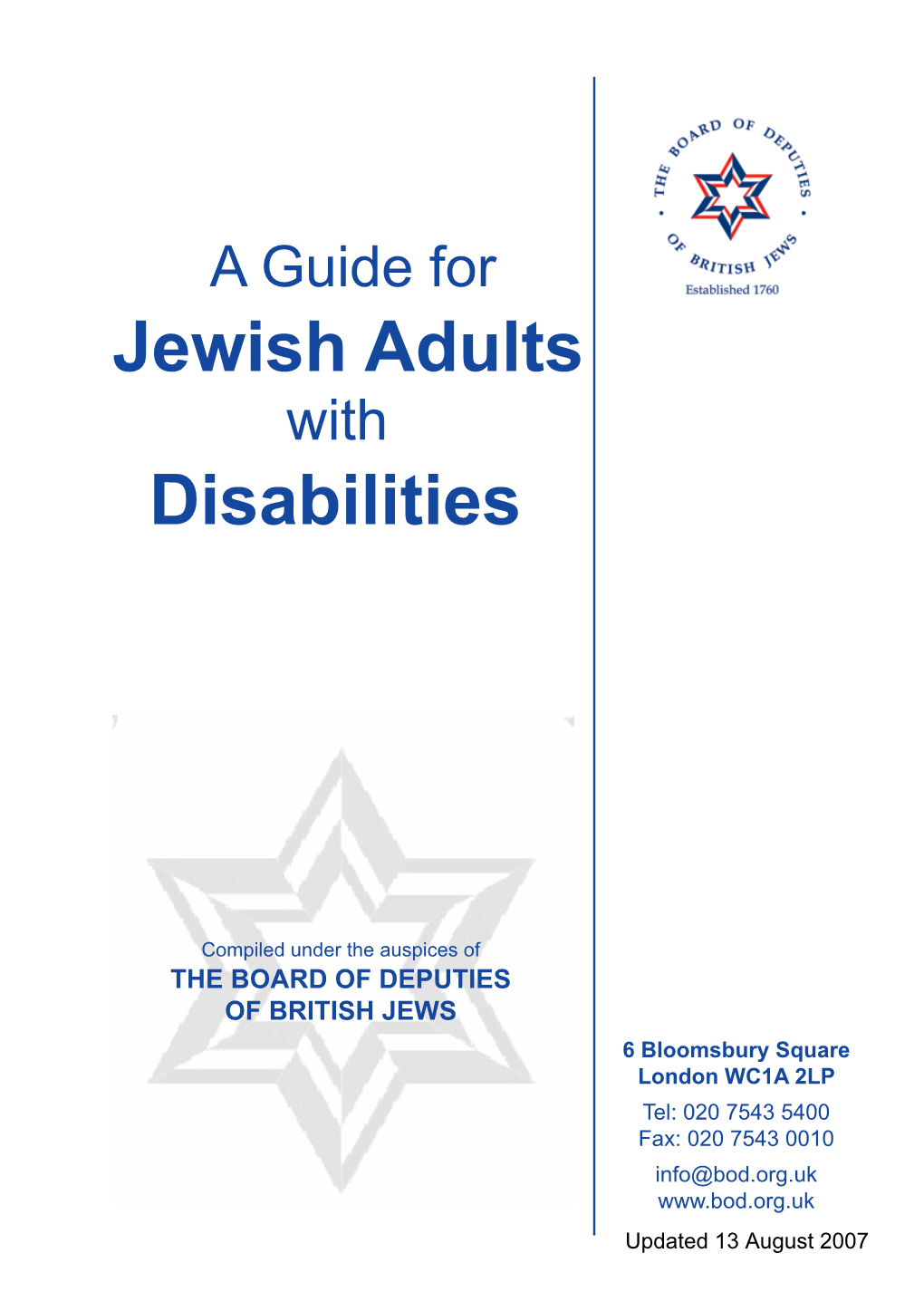 Disability Guide 2007-08-13