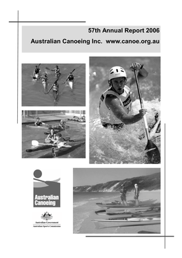 Australian Canoeing Annual Report 2006 for Web FINAL