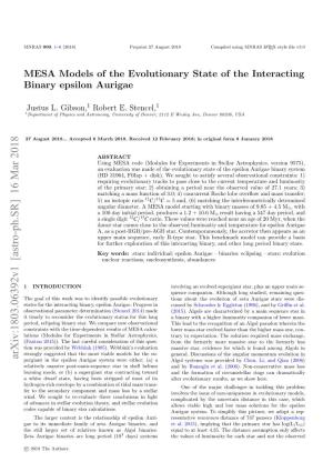 MESA Models of the Evolutionary State of the Interacting Binary Epsilon Aurigae