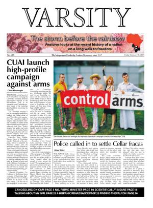 CUAI Launch High-Profile Campaign Against Arms