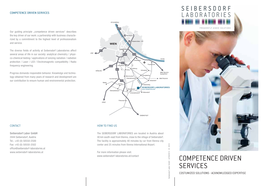 Competence Driven Services