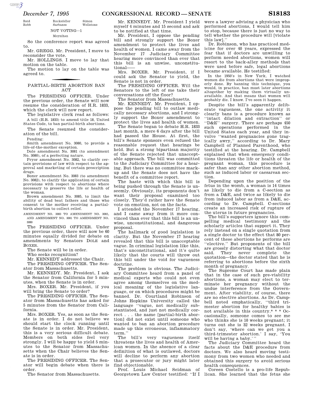 Congressional Record—Senate S18183