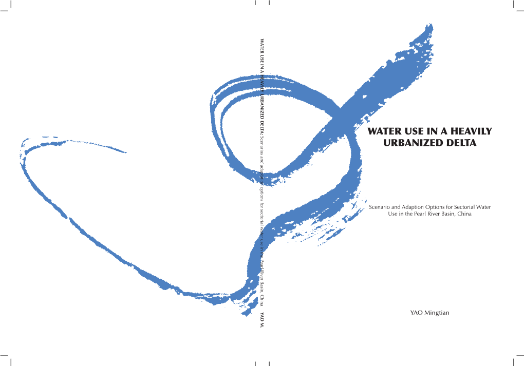 Water Use in a Heavily Urbanized Delta