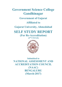 SELF STUDY REPORT (For Re-Accreditation) (2Nd CYCLE)