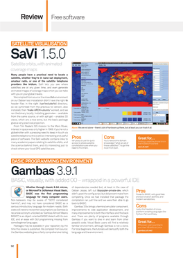 Satellite Visualisation Savi 1.5.0