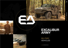 Excalibur Army Product Catalog