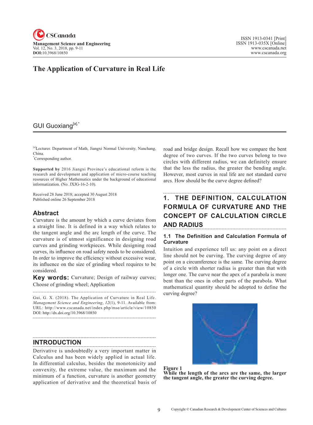 The Application of Curvature in Real Life