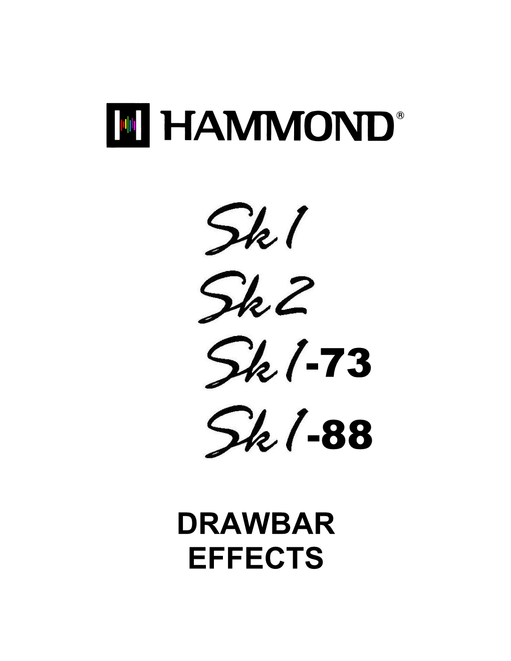 Drawbar Effects