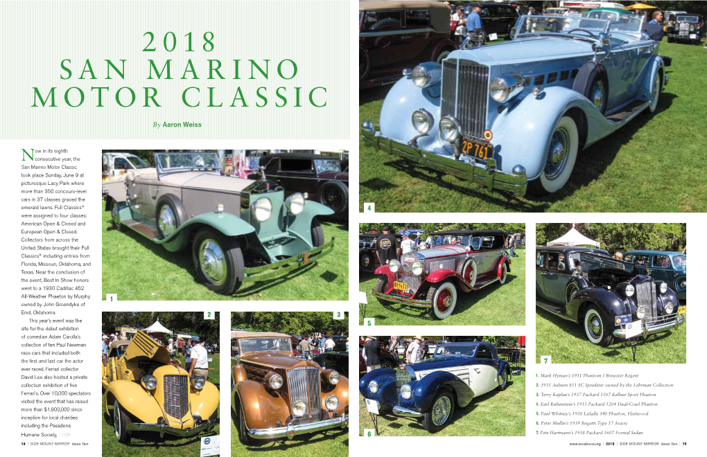 2018 San Marino Motor Classic