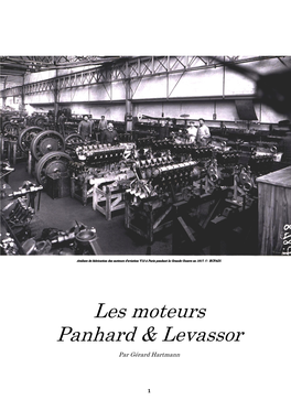 Moteur D'aviation Panhard & Levassor