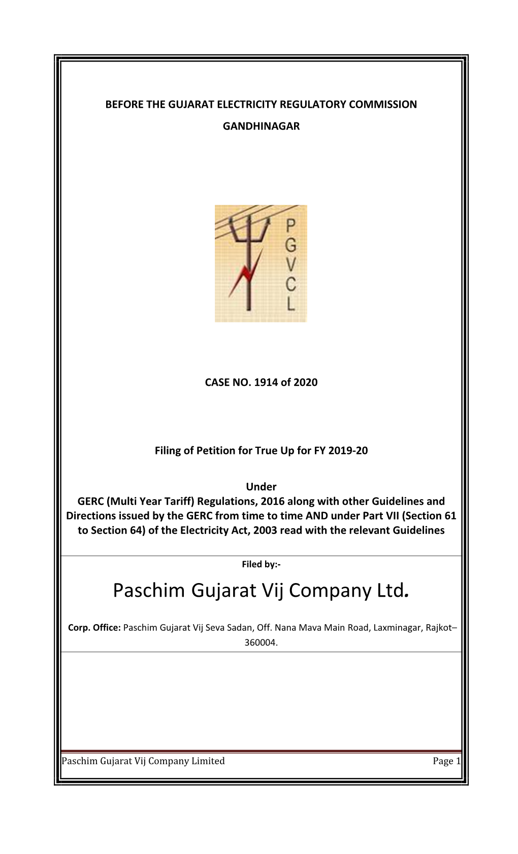 Paschim Gujarat Vij Company Ltd