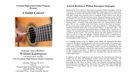 2014 Winter Concert with William Kanengiser
