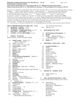 Republic of Ireland Railways & Tramways