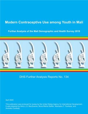 Modern Contraceptive Use Among Youth in Mali [FA134]