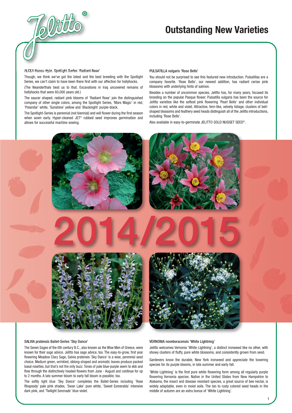 New Varieties 2013-2015