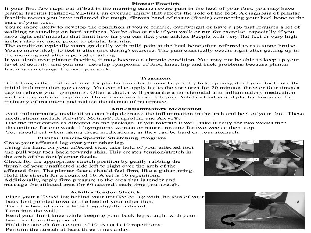 Plantar Fasciitis