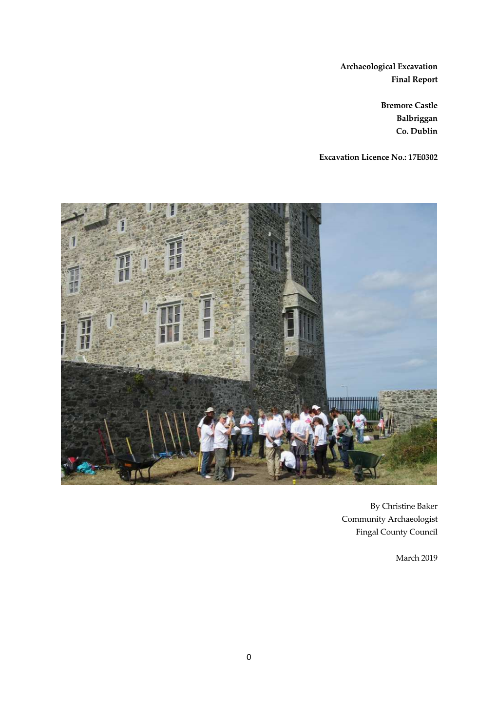 Bremore Castle FINAL Excavation Report