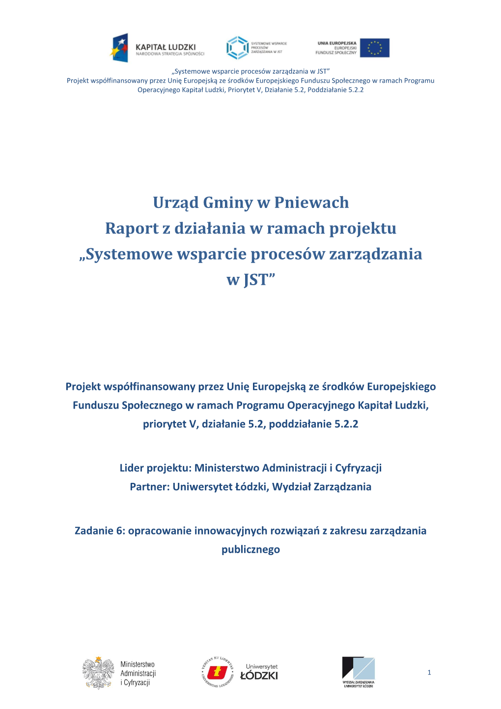 Systemowe Wsparcie Procesów Zarządzania W