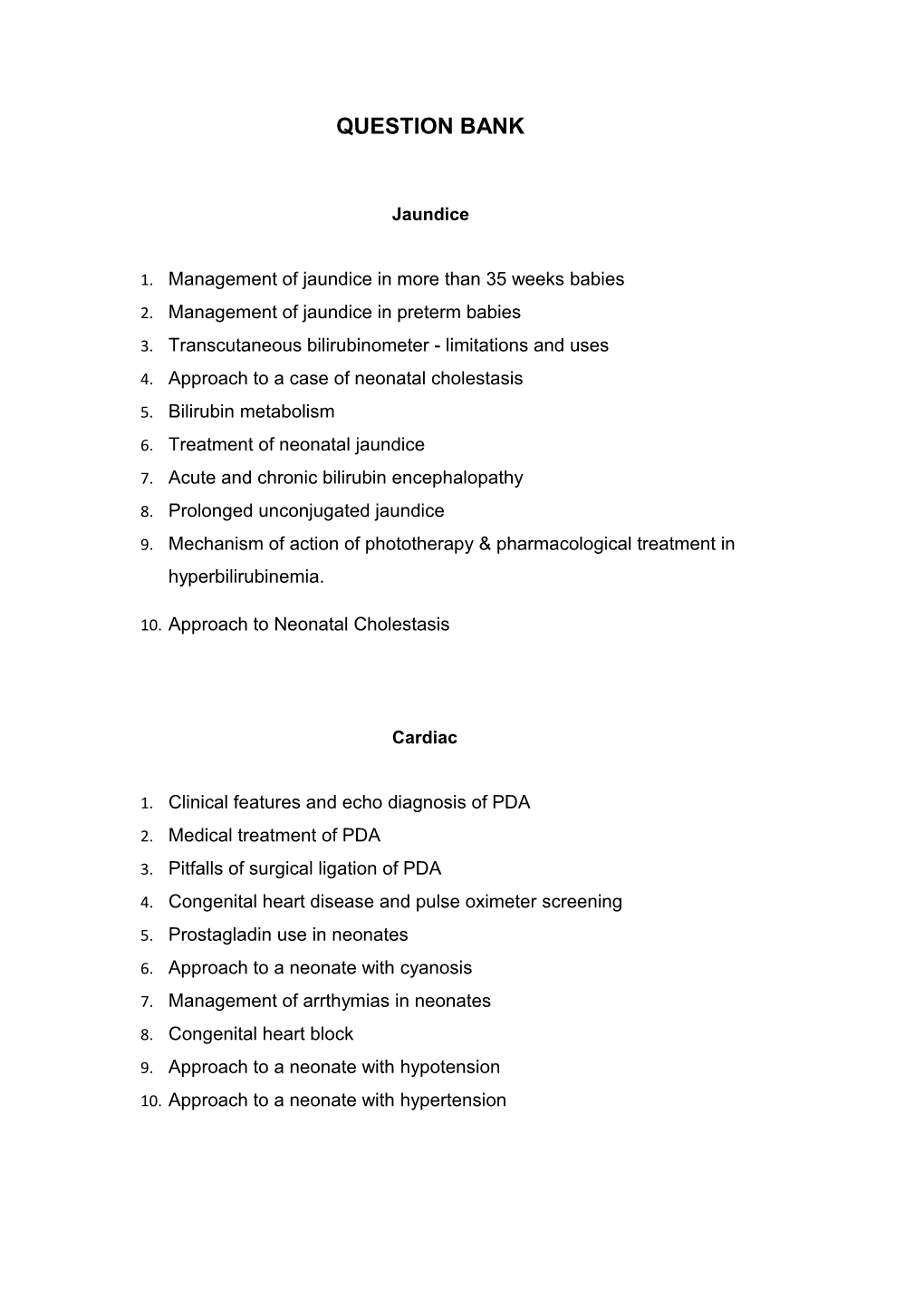 1. Management of Jaundice in More Than 35 Weeks Babies