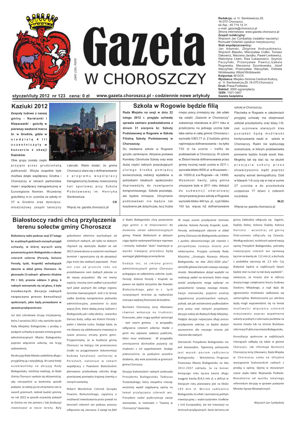 Gazeta W Choroszczy