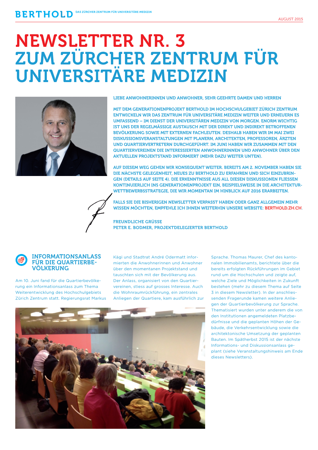 Zum Zürcher Zentrum Für Universitäre Medizin