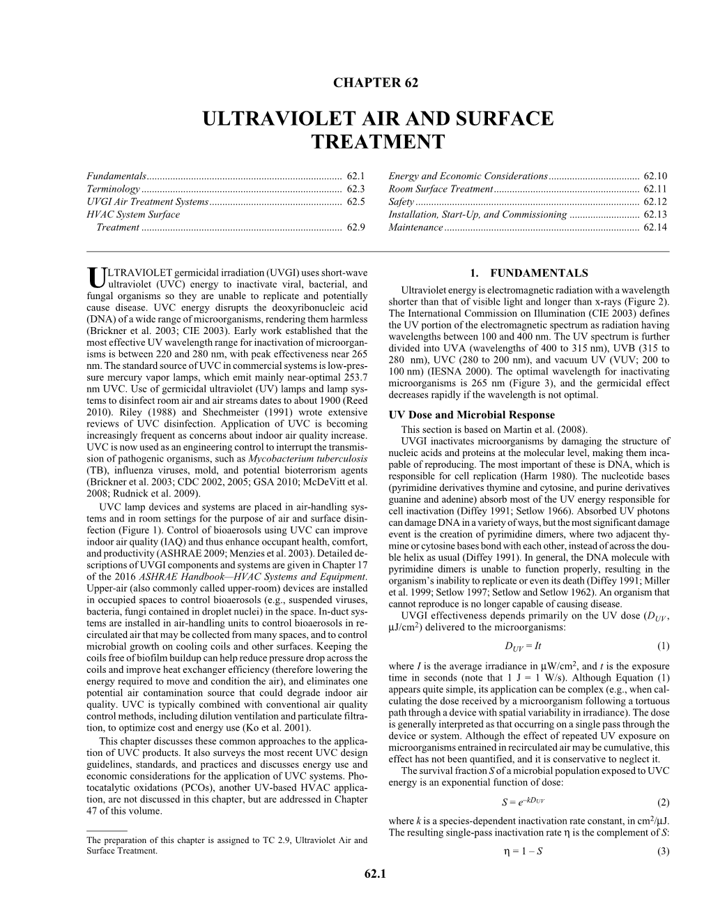 Ultraviolet Air and Surface Treatment