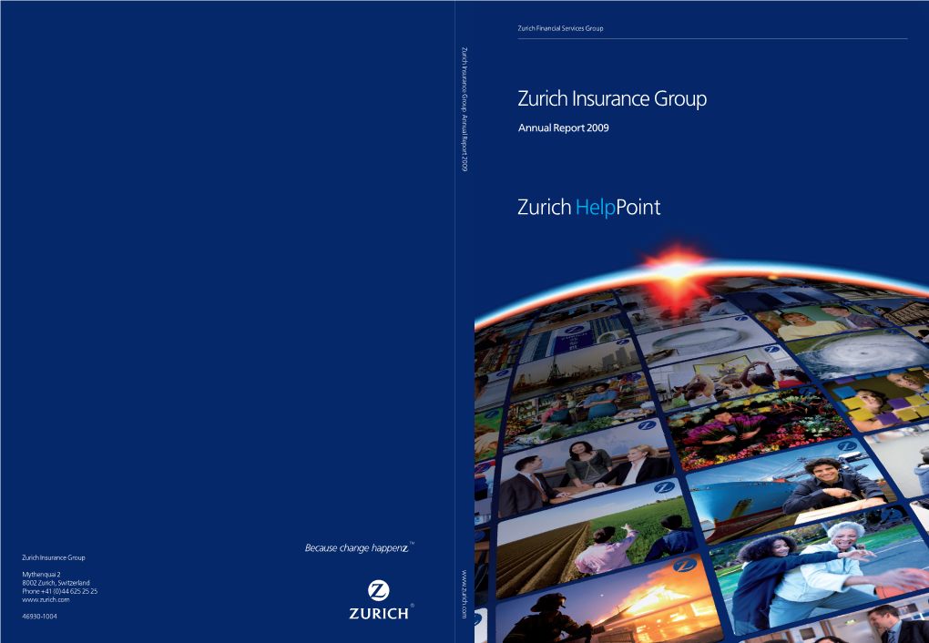 Zurich Insurance Group Report 2009 Annual