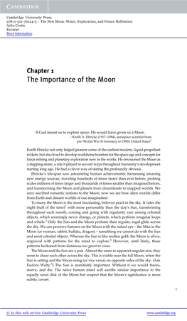 The Importance of the Moon