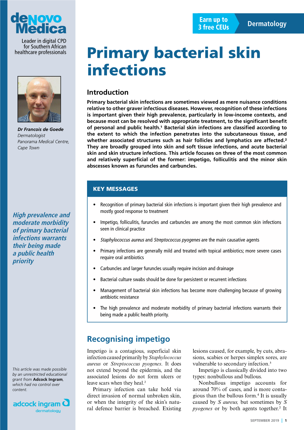 Primary Bacterial Skin Infections
