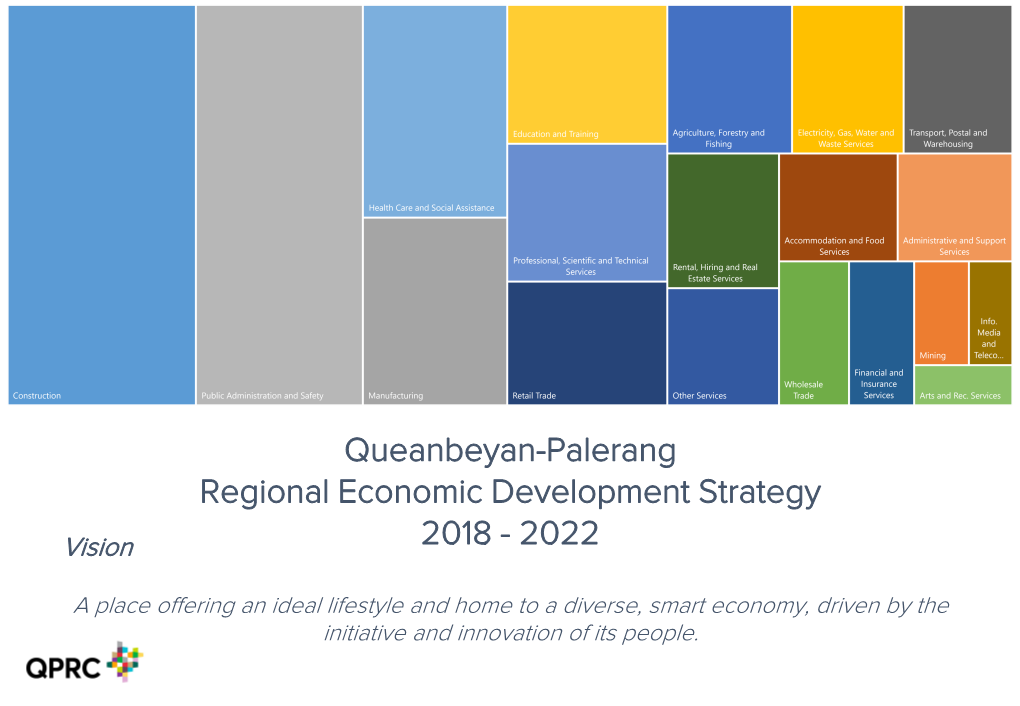 Queanbeyan-Palerang Regional Economic Development Strategy Vision 2018 - 2022