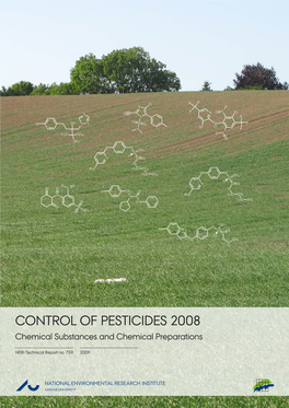 Control of Pesticides 2008 Subtitle: Chemical Substances and Chemical Preparations