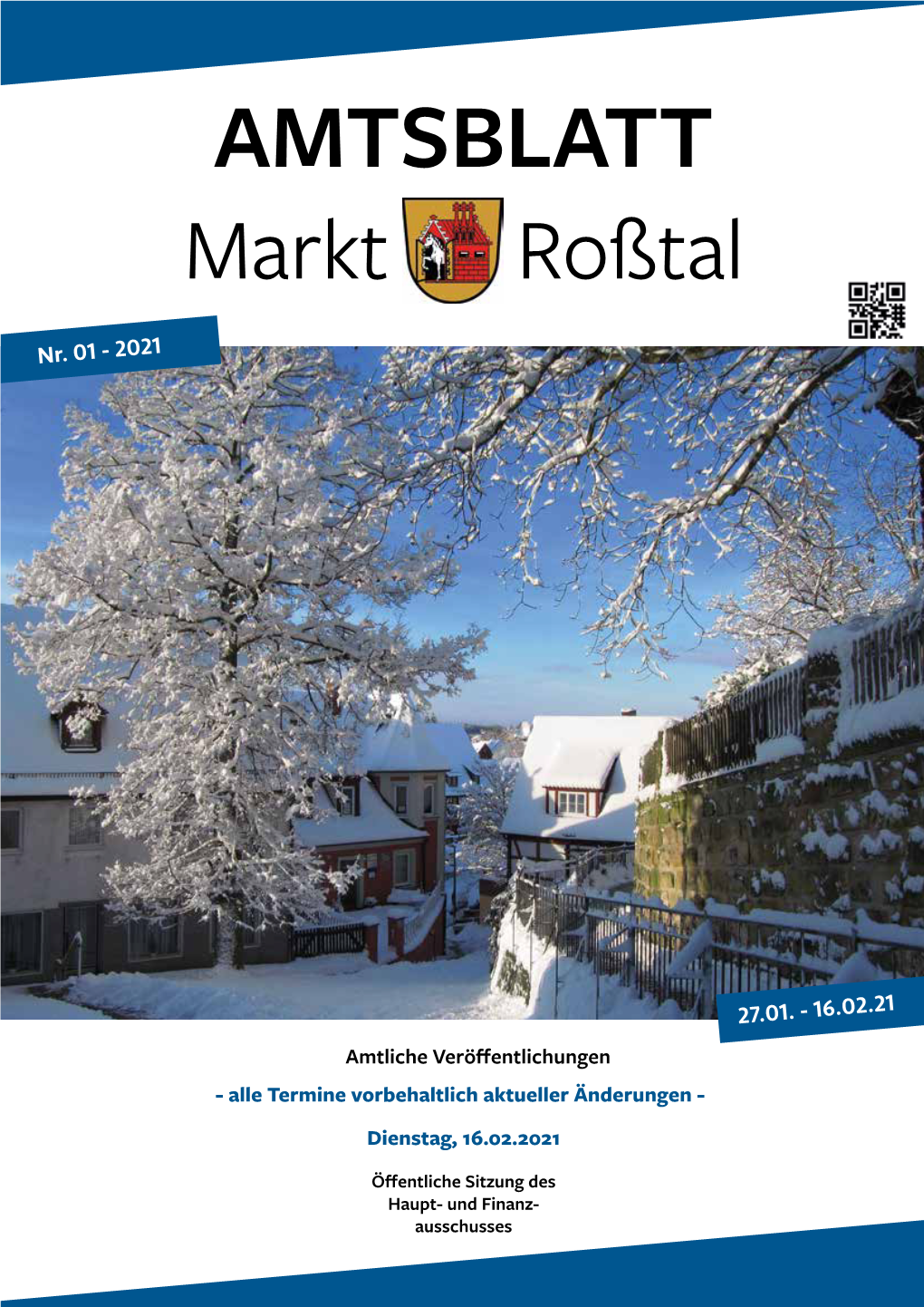 AMTSBLATT Markt Roßtal