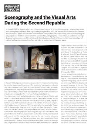 Scenography and the Visual Arts During the Second Republic
