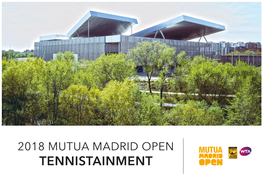 TENNISTAINMENT from the 4Th UNTIL the 13Th of MAY 2018 MASTER 1000 GRAND SLAM Combinados