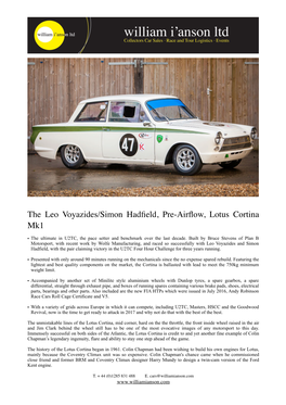 Lotus Cortina.Pages