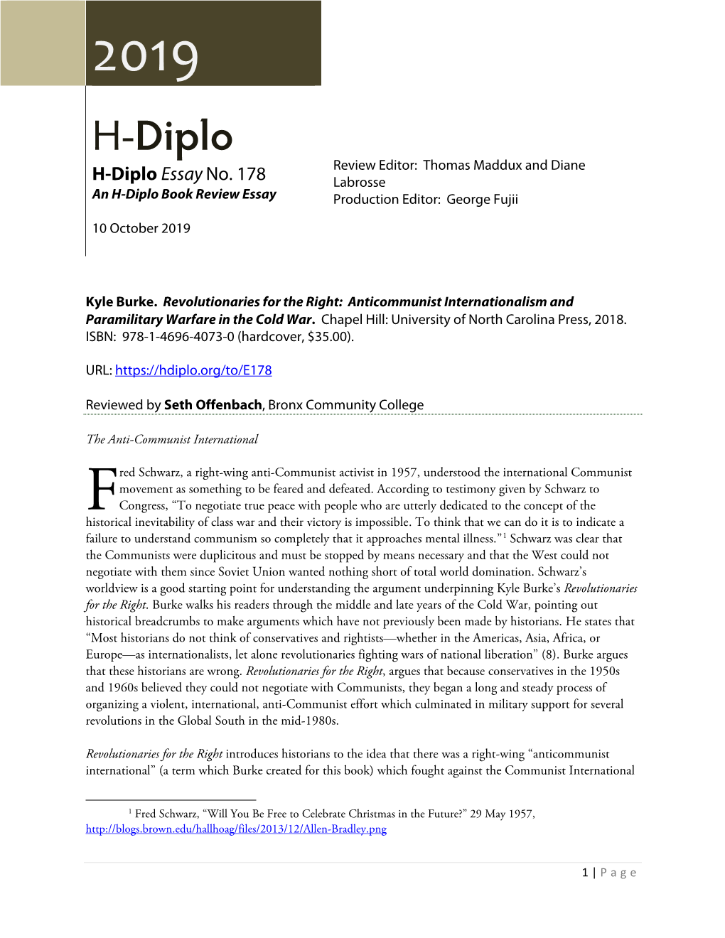 H-Diplo Review Essay