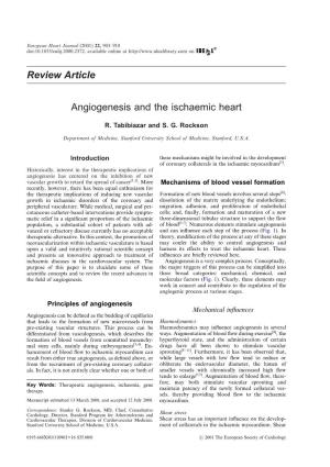 Angiogenesis and the Ischaemic Heart