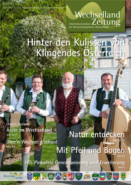 Hinter Den Kulissen Von Klingendes Österreich Seite 6 - 7