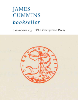 The Derrydale Press James Cummins Bookseller Catalogue 113 the Derrydale Press