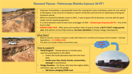 Hanumad Vijayam –Vishwaroopa Bhaktha Anjaneya (36 FT ) What Next? How to Support?