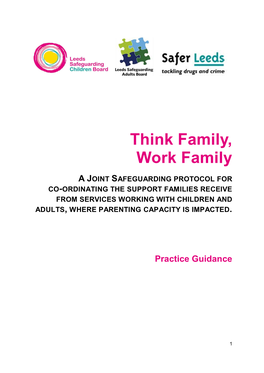 Think Family, Work Family – Our Approach