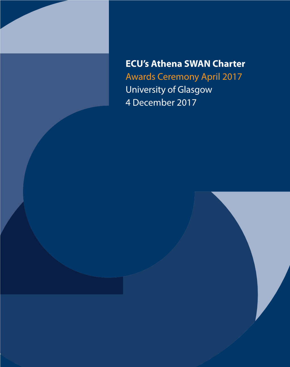 ECU's Athena SWAN Charter Awards Ceremony April 2017 University Of