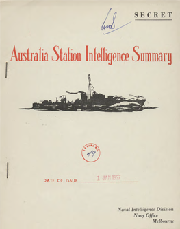 Australia Station Intelligence Summary