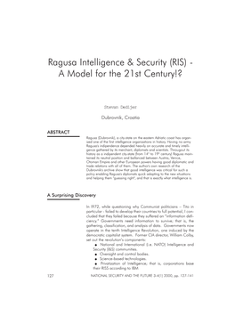 Ragusa Intelligence & Security (RIS)